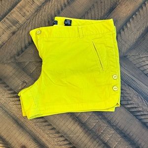 The Limited Yellow Shorts, 3” inseam, Size 16